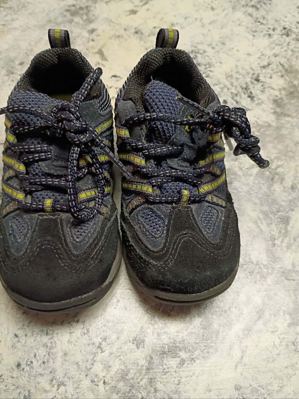 Kids Navy and Yellow Active Stride Rite Sneakers